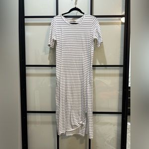 Downeast midi dress with slit